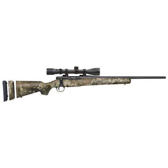 Mossberg Patriot Youth Super Bantam Scoped .243 Winchester Blue/Black Rifle with 3-9x40mm Scope