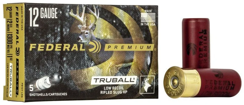 Federal Premium Vital-Shok TruBall Low Recoil Lead Rifled Slug 12 Gauge