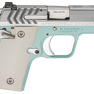 Springfield 911 .380 ACP Carry Conceal Pistol with Vintage Blue Cerakote/Stainless Finish