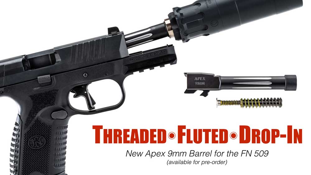 Apex Direct Drop-In Barrel for FN509 - 5.00 inch Apex Direct Drop-In Barrel for FN509 - 5.00 inch - Barrels - Dallas Shooters Supply
