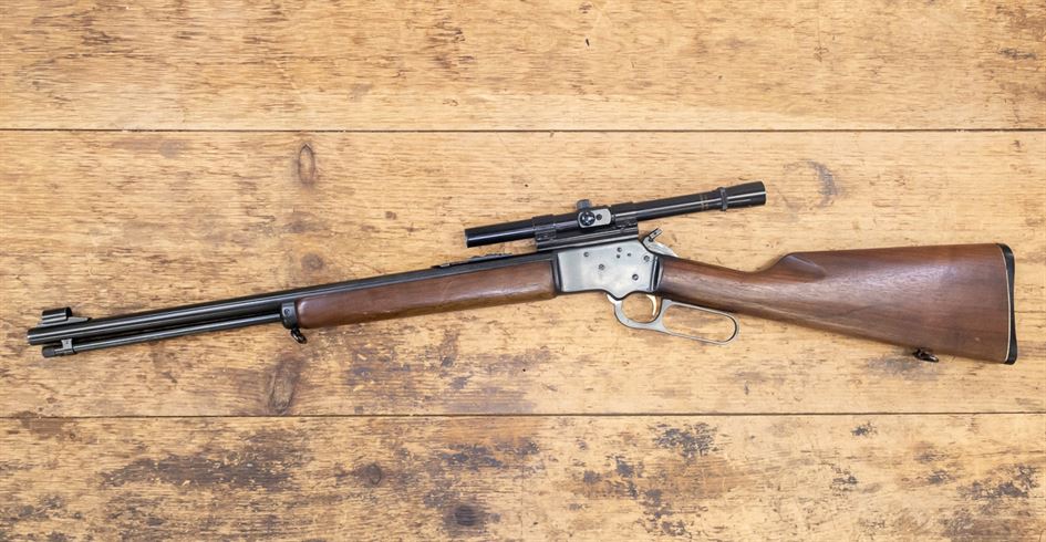 Marlin Golden 39A Mountie 22 S/L/LR Used Trade-in Lever-Action Rifle with Scope Marlin Golden 39A Mountie 22 S/L/LR Used Trade-in Lever-Action Rifle with Scope - Marlin Used Gun Collection - Dallas Shooters Supply