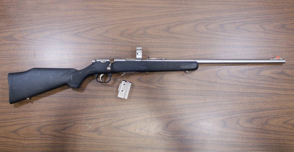 Marlin 882 SS 22 WMR Police Trade-In Rifle with Stainless Steel Barrel Marlin 882 SS 22 WMR Police Trade-In Rifle with Stainless Steel Barrel - Marlin Used Gun Collection - Dallas Shooters Supply